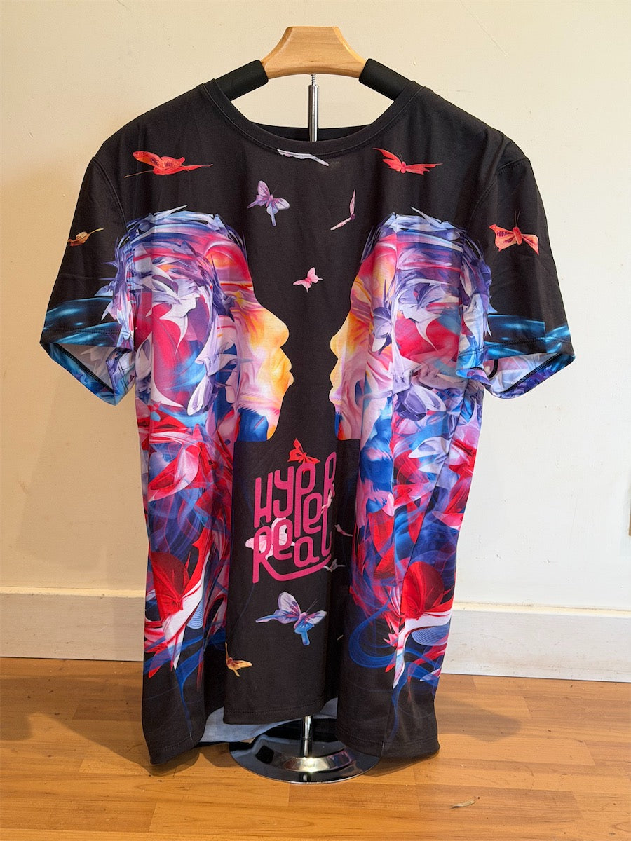 All over print t-shirt | Black