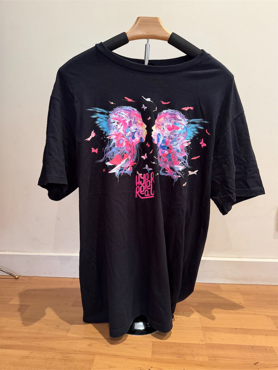 Chest print t-shirt | Black