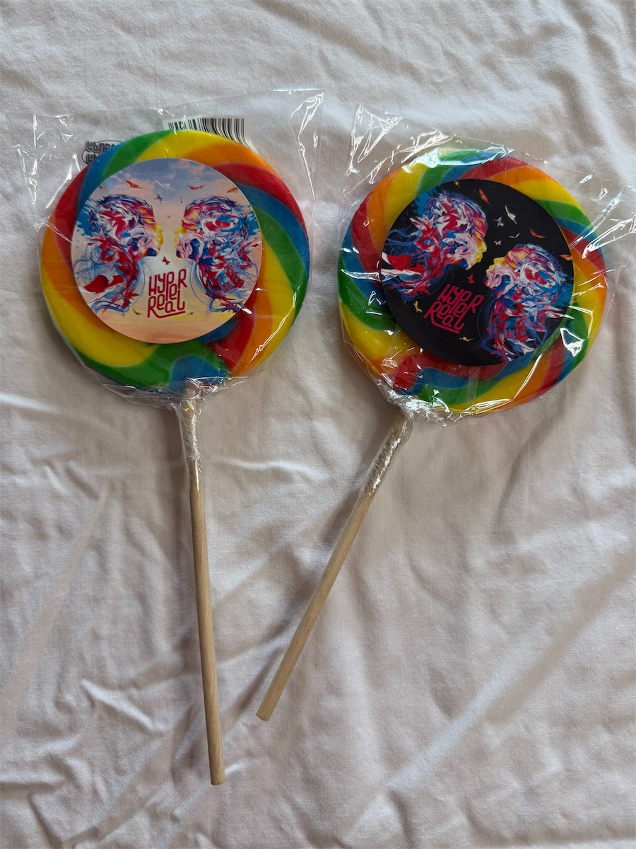 Hyperreal Rainbow Lollipop