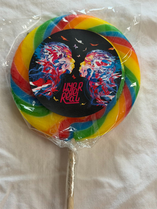Hyperreal Rainbow Lollipop